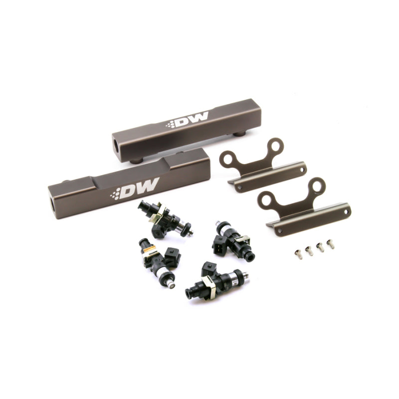 DeatschWerks 02+ Subaru WRX / 07+ STI/LGT Top Feed Fuel Rail Upgrade Kit w/ 2200cc Injectors Main image