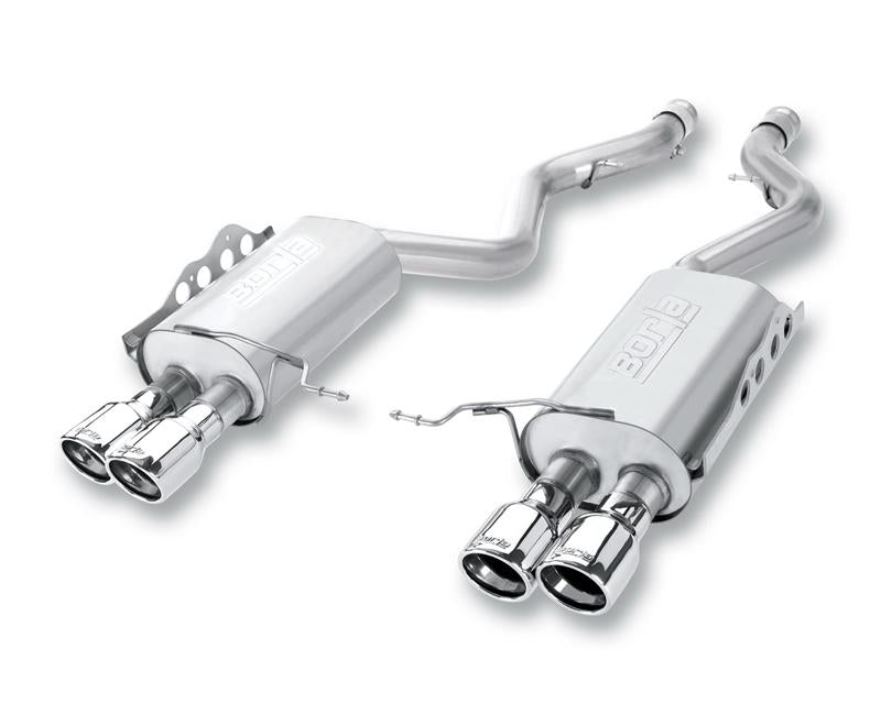 Borla 14 Silv/Sierra 1500 EC Std/CC Short 143.5in WB S-Type Dual Rolled Side Exit Cat-Back Exhaust Secondary image