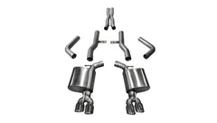 Corsa 17-18 Dodge Challenger 5.7L V8 Xtreme Cat-Back Dual Rear Exit w/3.5in Polished Tips