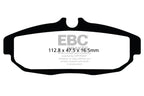 EBC 12 Ford Mustang 5.8 Supercharged (GT500) Shelby Yellowstuff Rear Brake Pads (view 2)
