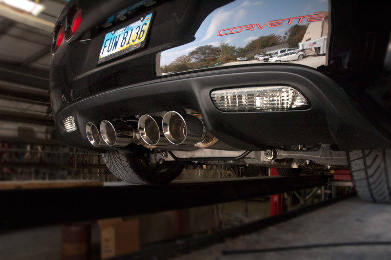 Stainless Works 05-08 Chevrolet Corvette C6 2.5in Axle Back Exhaust System (view 2)
