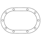 Cometic Sprint Midget Quick Change Gear Housing.032in AFM Differential Cover Gasket - 10 Bolt