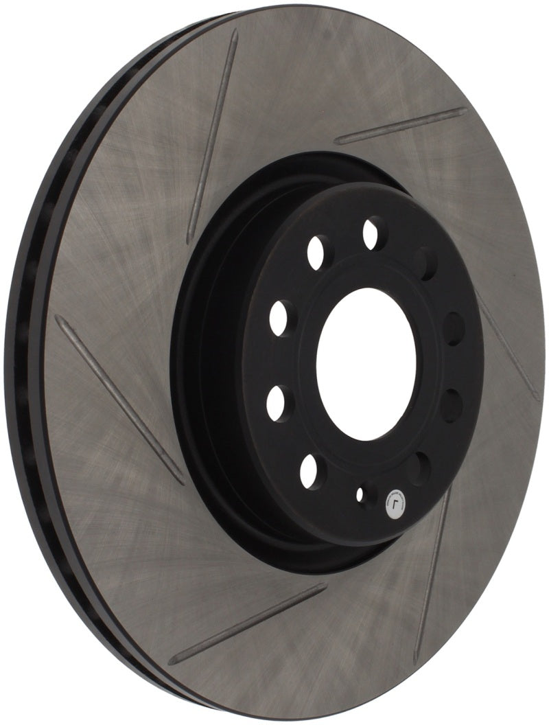 StopTech Power Slot 06-10 Audi A3 / 08-10 TT / 06-09 VW GTI Mlk V/Passat Right Front Slotted Rotor (view 3)