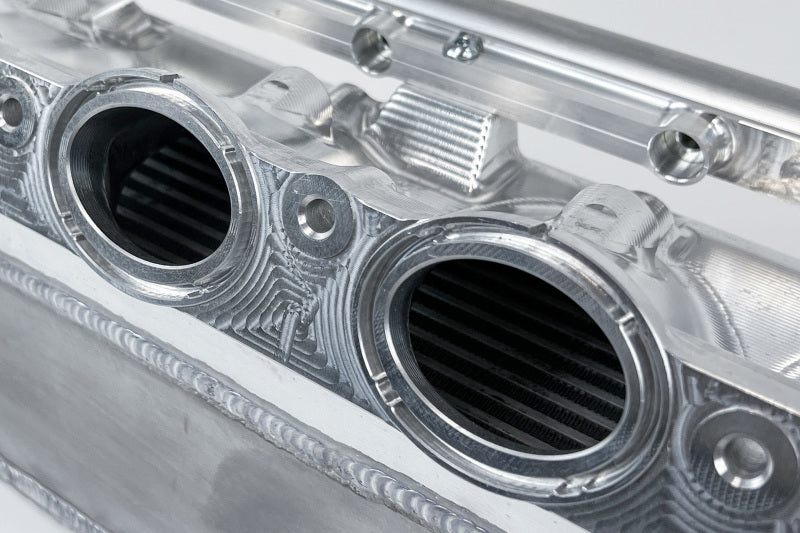 CSF Gen 2 B58 Race X Charge-Air-Cooler Manifold - Raw Billet Aluminum Finish (view 4)