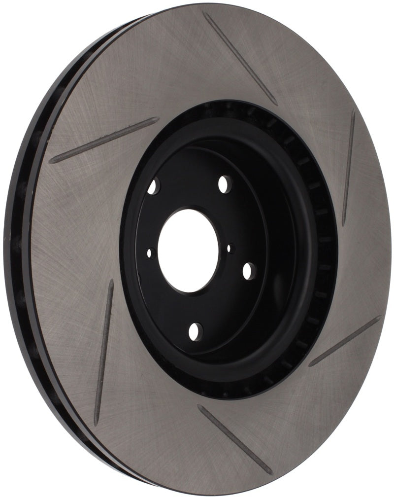 StopTech Power Slot 05-08 STi Front Right Slotted Rotor Main image