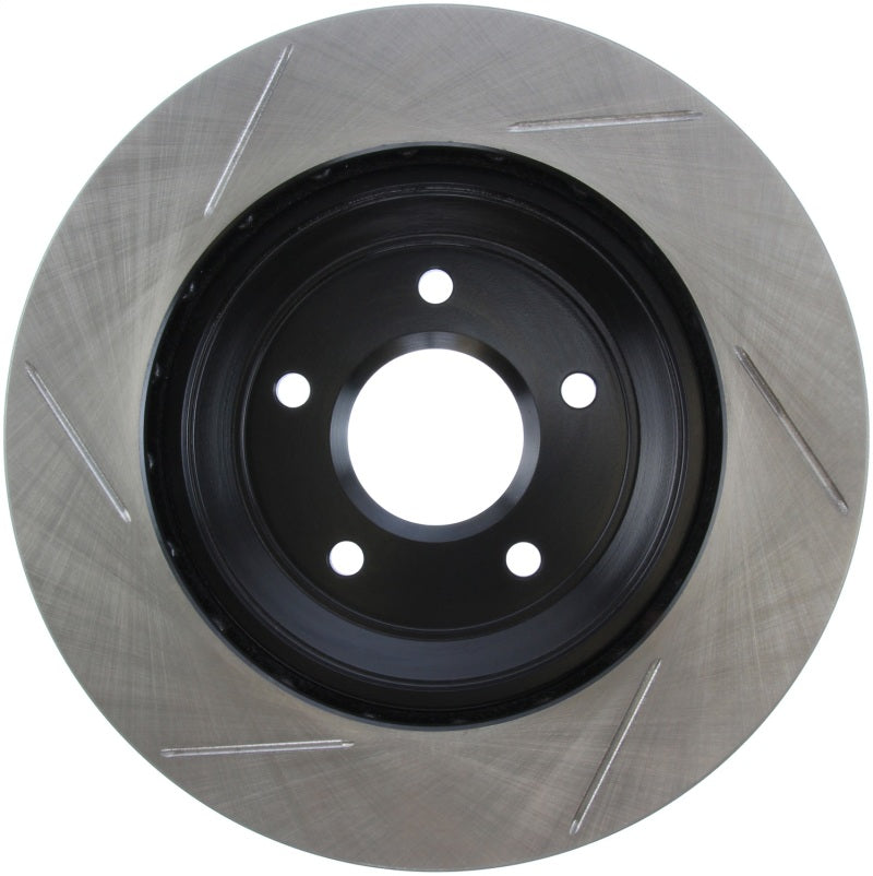 StopTech Power Slot 97-04 Chevy Corvette / 04 & 08 Cadillac XLR/XLR-V Front Left Slotted Rotor (view 5)