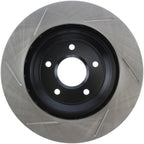 StopTech Power Slot 97-04 Chevy Corvette / 04 & 08 Cadillac XLR/XLR-V Front Left Slotted Rotor (view 5)