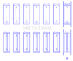 King Engine Bearings BMW M51/M57 Main Bearing Set - Size STD