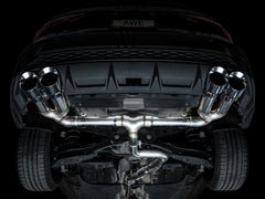 AWE Tuning 22-24 Audi 8Y S3 Track Edition Exhaust - Chrome Silver Tips