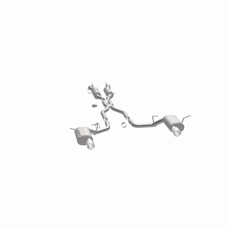 MagnaFlow 11-12 Dodge Durango V8 5.7L Dual Split Rear Exit Stainless Cat Back Performance Exhaust (view 10)