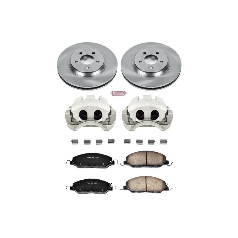 Power Stop 11-14 Ford Mustang Front Autospecialty Brake Kit w/Calipers Main image