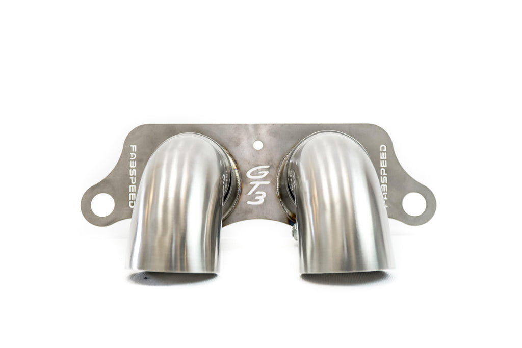 Fabspeed Porsche GT3 Competition Slip-On Turndown Tips