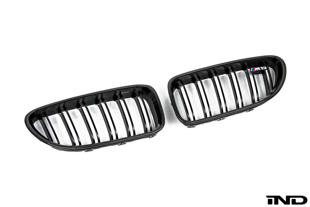 IND F06 / F12 / F13 M6 Carbon Fiber Front Grille Set Secondary image