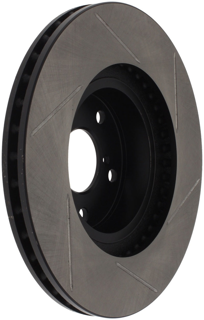 StopTech Power Slot 00-05 Legacy / 7/98-08 Impreza Front Right SportStop Slotted Rotor Main image