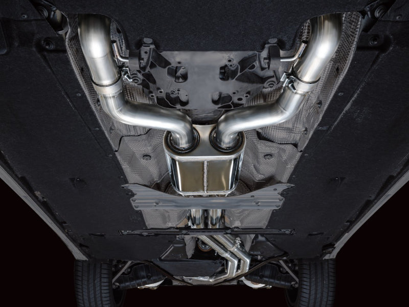 AWE Tuning 19-23 Audi C8 S6/S7 2.9T V6 AWD Track Edition Exhaust - Chrome Silver Tips (view 2)