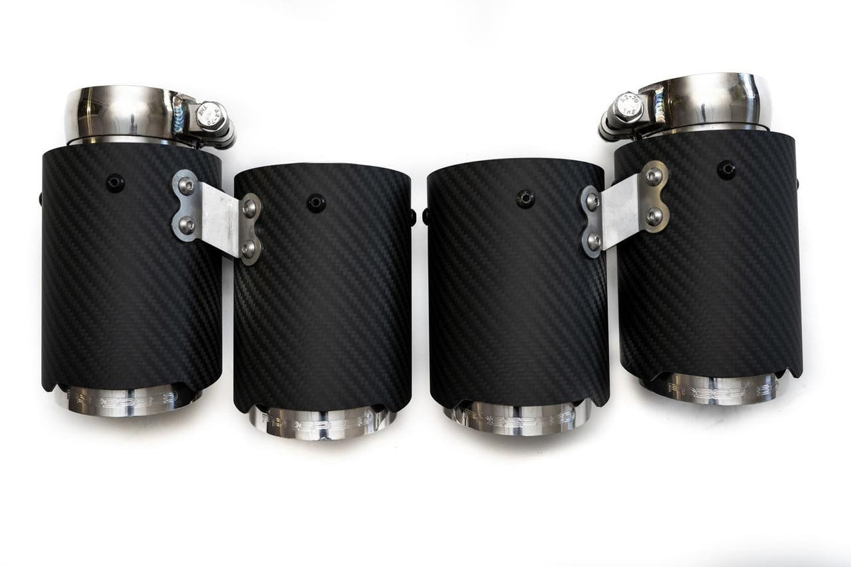 Fabspeed Porsche 991 Carrera Deluxe Quad-Style Tips (PSE / Carrera S) (2012-2016)