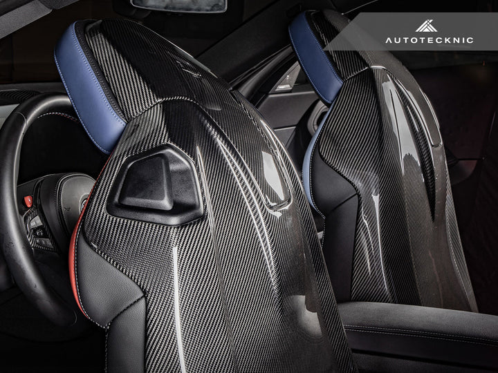 AutoTecknic G82 / G83 M4 Dry Carbon Full Seat Back Cover Set Secondary image