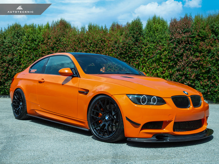 AutoTecknic E9X M3 Dry Carbon Front Bumper Canard Set Secondary image