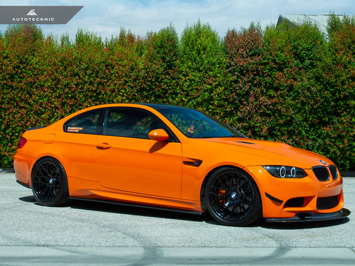 AutoTecknic E9X M3 Dry Carbon Front Bumper Canard Set