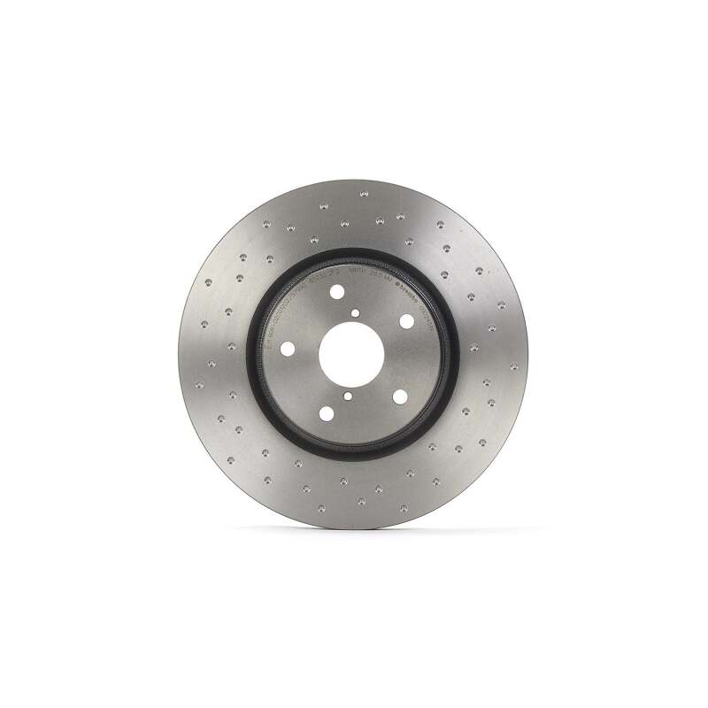 Brembo 2015 Subaru Legacy/15-19 Outback/15-20 WRX XTRA Drilled Front Rotor (view 2)
