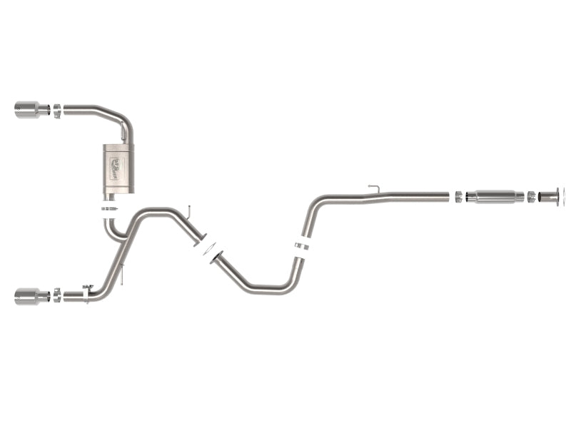 aFe Takeda 22-23 Hyundai Elantra N L4-2.0L (t) 3in 304 SS Cat-Back Exhaust w/ Polished Tips (view 5)