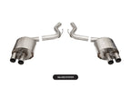 Corsa 2015-2020 Ford Mustang GT350/R 5.2L V8 Dual Rear Axle-Back- Stainless Dual Rear Exit