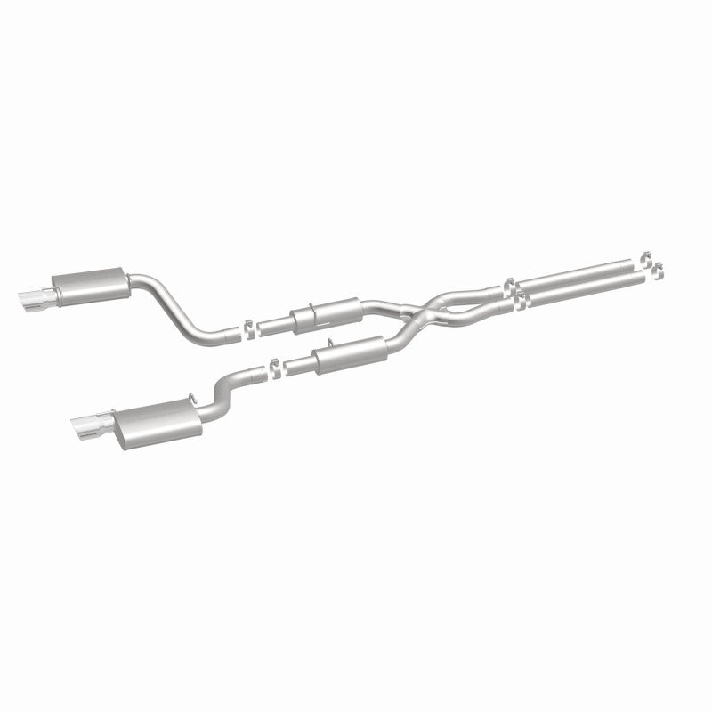 MagnaFlow 11-12 Dodge Charger SRT-8 Hemi Dual Split Rear Exit Stainless Cat-Back Performance Exhaust (view 10)