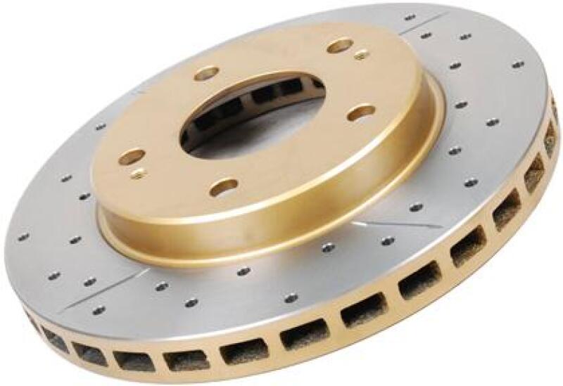 DBA 06-09 Volkswagen GTI Rear Drilled & Slotted Street Series Rotor