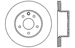 StopTech 06-07 350Z / 05-07 G35 / 06-07 G35X SportStop Slotted & Drilled Rear Right Rotor