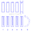 King Engine Bearings Ford 302 Cid Coyote (Size +0.5mm) Main Bearing Set
