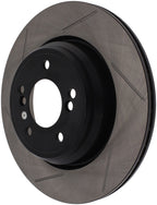 StopTech Power Slot 01-07 BMW M3 (E46) / 00-04 BMW M5 (E39) Rear Right Slotted Rotor (view 3)