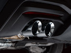 AWE 2024 Ford Mustang GT Fastback S650 RWD SwitchPath Cat-Back Exhaust w/ Quad Chrome Silver Tips (view 2)