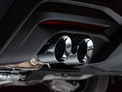 AWE 2024 Ford Mustang GT Fastback S650 RWD SwitchPath Cat-Back Exhaust w/ Quad Chrome Silver Tips