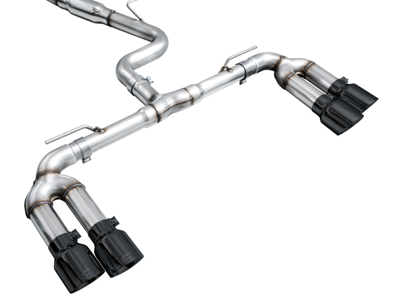 AWE Tuning 22-24 Audi 8Y S3 Track Edition Exhaust - Diamond Black Tips (view 10)
