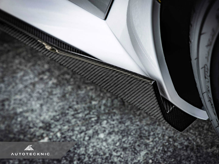 AutoTecknic G90 / G99 M5 Dry Carbon Side Skirt Extension Set Secondary image