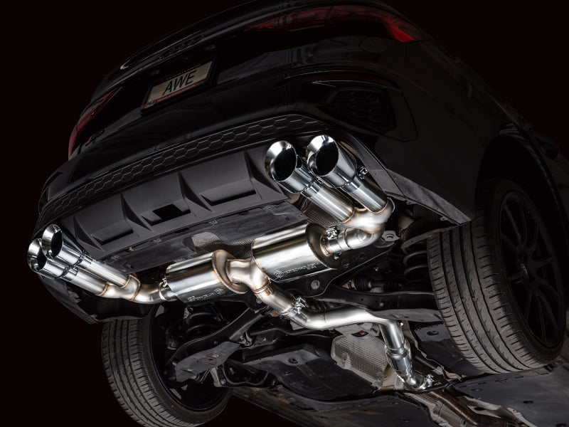 AWE Tuning 22-24 Audi 8Y S3 Touring Edition Exhaust - Chrome Silver Tips (view 2)