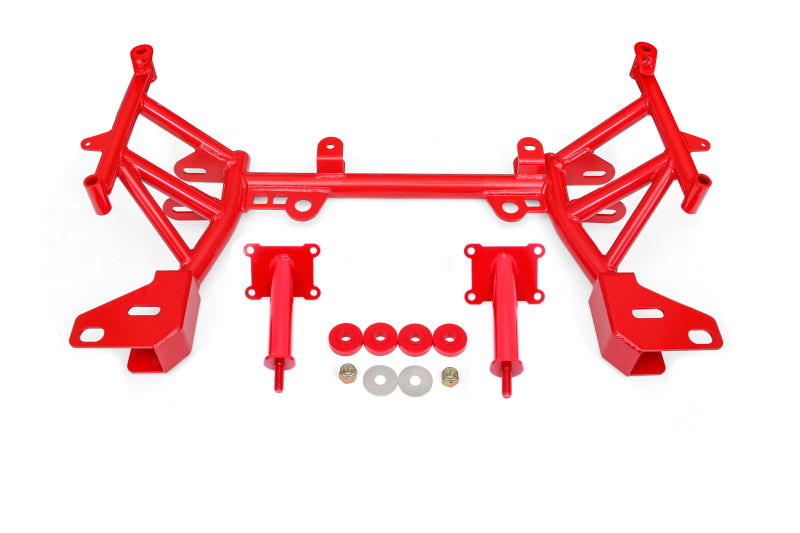 BMR 93-02 4th Gen F-Body K-member Low Mount Turbo LS1 Motor Mounts Standard Rack Mounts - Red Main image