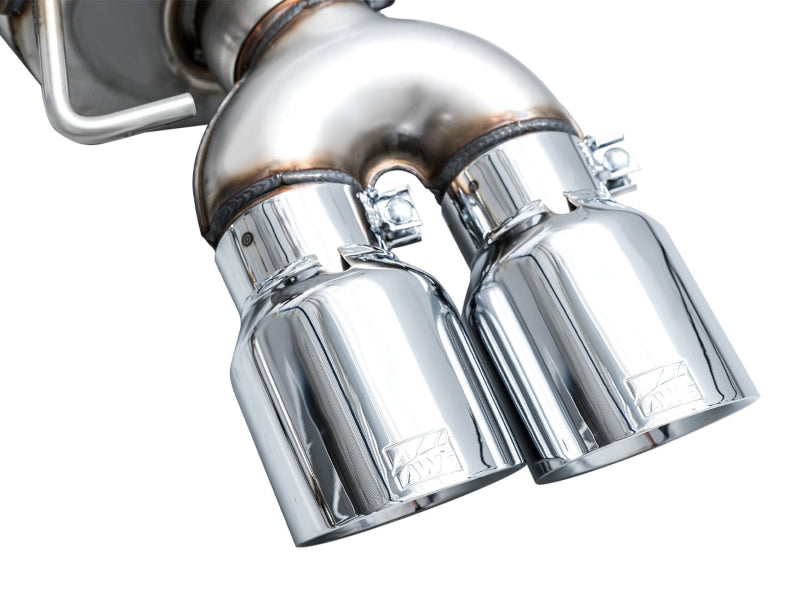 AWE Tuning 19-23 Audi C8 S6/S7 2.9T V6 AWD Touring Edition Exhaust - Chrome Silver Tips (view 15)