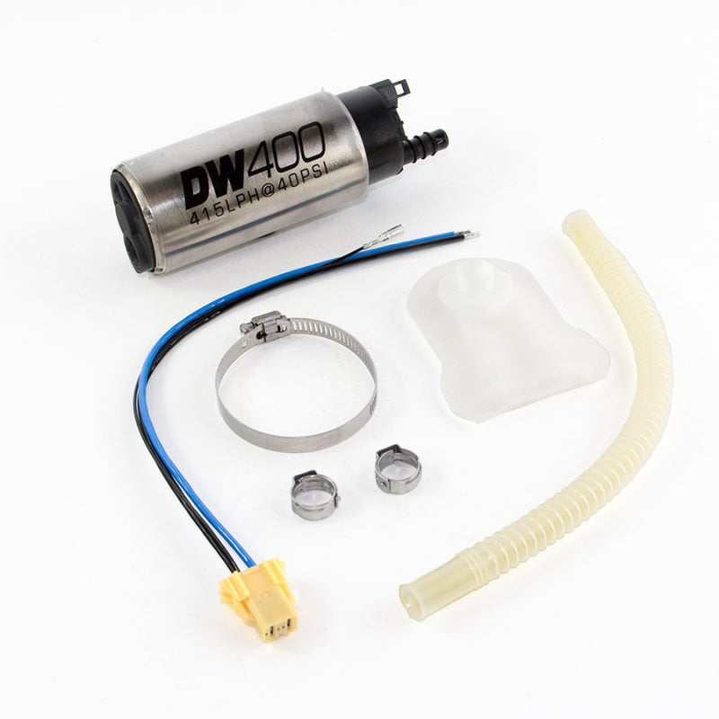 DeatschWerks 92-95 BMW E36 325i 415lph In-Tank Fuel Pump w/ 9-1052 Install Kit Main image