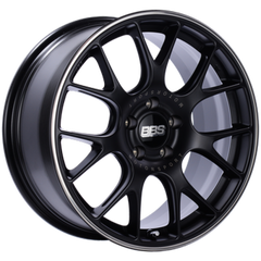 BBS CH-R 19x10 5x130 ET38 CB71.6 Satin Black - 82mm PFS/Clip Req.