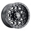 Weld Off-Road Crux 20x10in / 8x170 BP / ET -19 / 125.1mm Bore - Satin Black Wheel