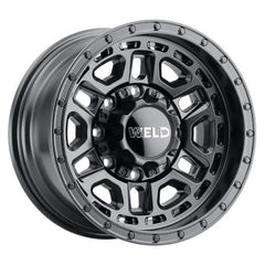 Weld Off-Road Crux 20x10in / 6x135 BP / ET -19 / 106.1mm Bore - Satin Black Wheel