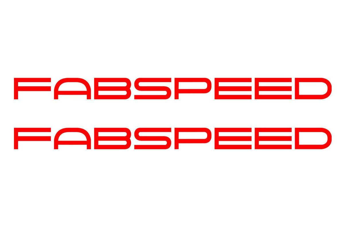 Fabspeed Motorsport Die-Cut Decals