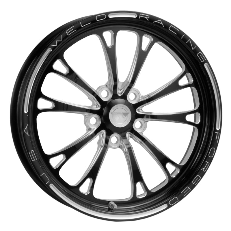 Weld V-Series 1-Piece 17x4.5 / 5x4.75 BP / 2.25in. BS Black Wheel - Non-Beadlock Main image