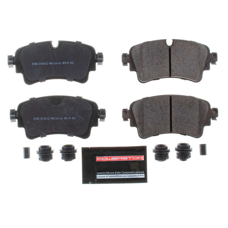 Power Stop 17-19 Audi A4 Rear Z23 Evolution Sport Brake Pads w/Hardware (view 2)