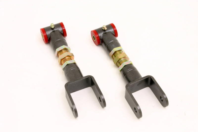 BMR 79-04 Fox Mustang Upper Control Arms On-Car Adj. (Polyurethane) - Black Hammertone Main image