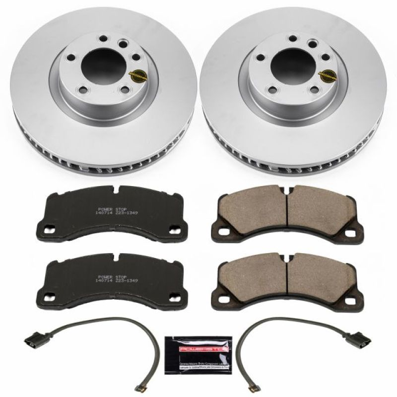 Power Stop 11-18 Porsche Cayenne Front Z23 Evolution Sport Coated Brake Kit Main image