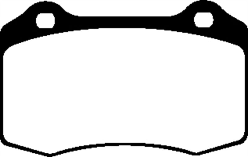 EBC 15+ Cadillac CTS 3.6 Twin Turbo Redstuff Rear Brake Pads Main image