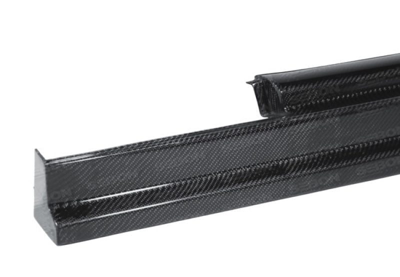 Seibon 09-10 Nissan 370Z NS Carbon Fiber Side Skirts Main image
