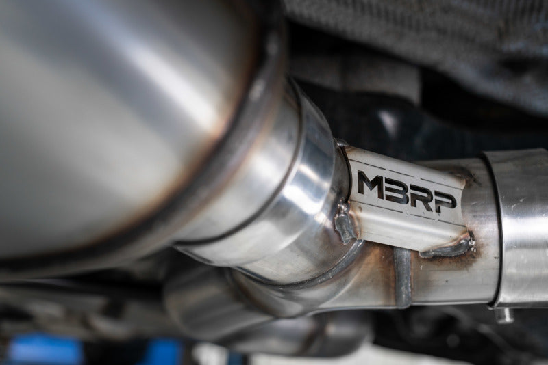 MBRP 15-18 Audi S3 304SS 3in Quad Split Rear Exit C/B System (view 3)